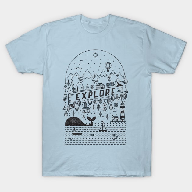 EXPLORE T-Shirt by vincentcousteau